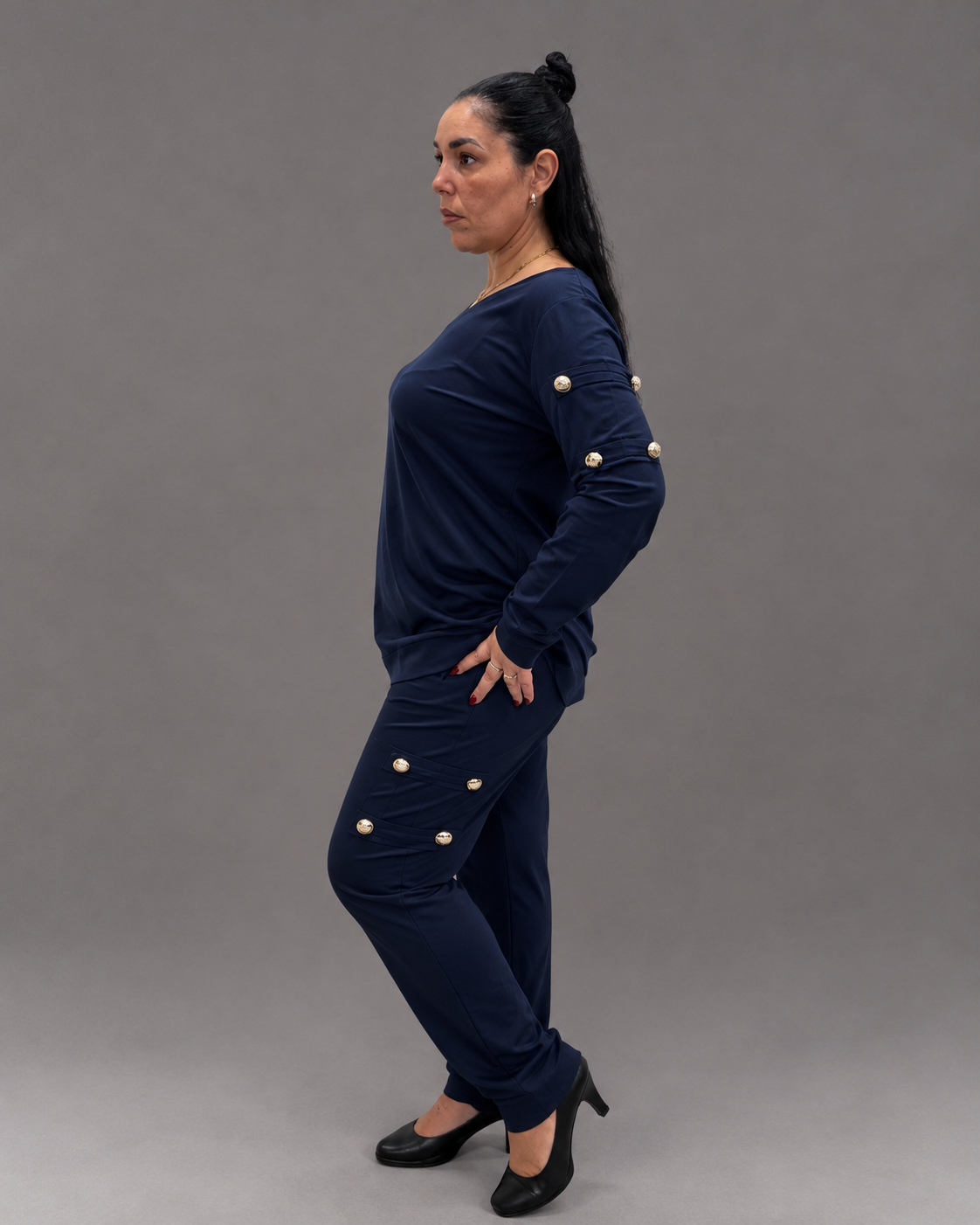 Completo Art. Grazia/Tommaso stile orientale con bottoni Cod.017067