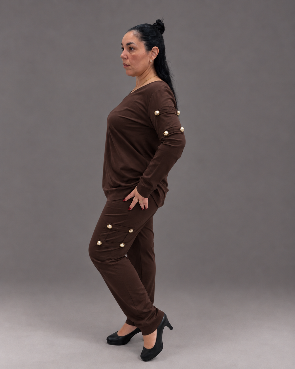 Completo Art. Grazia/Tommaso stile orientale con bottoni Cod.017067