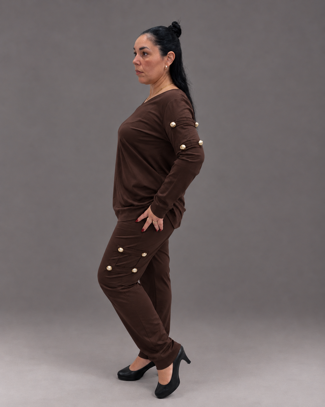 Completo Art. Grazia/Tommaso stile orientale con bottoni Cod.017067