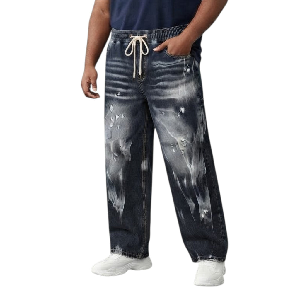 JEANS ART. MAMBA 02  CON ELASTICO IN VITA + LACCETTO COD. 0235044