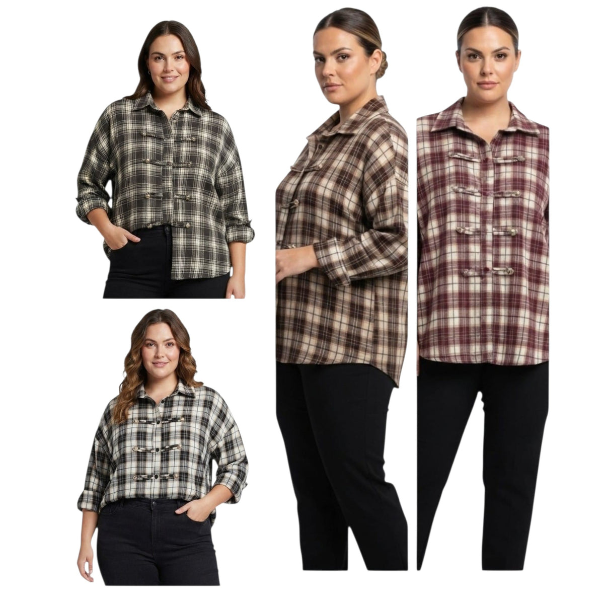 Camicia ART. 268308 Tess. a quadro style orientale Cod. 0135025