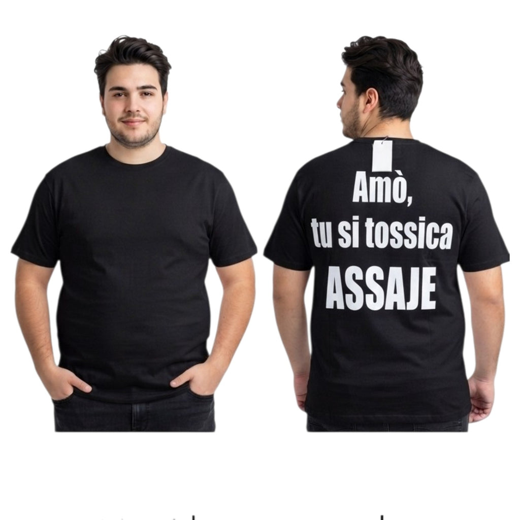T-SHIRT CIANOTIC STAMPA DIETRO