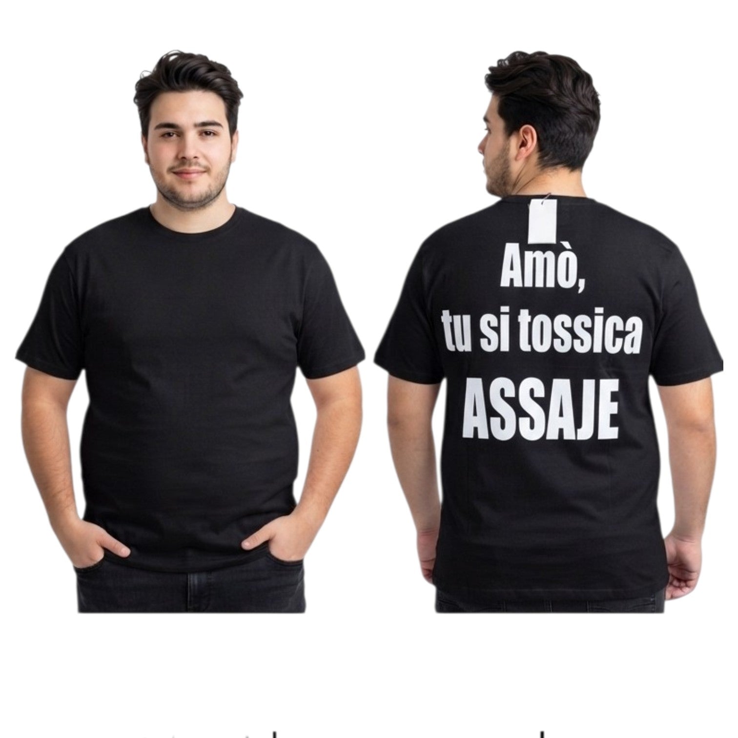 T-SHIRT CIANOTIC STAMPA DIETRO