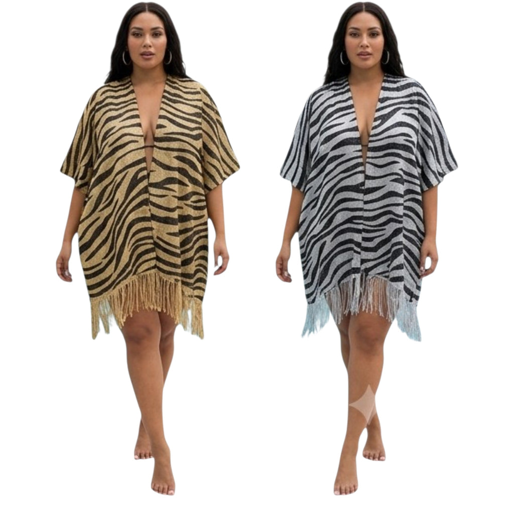 SPOLVERINO/COPRICOSTUME ANIMALER CON FRANGE