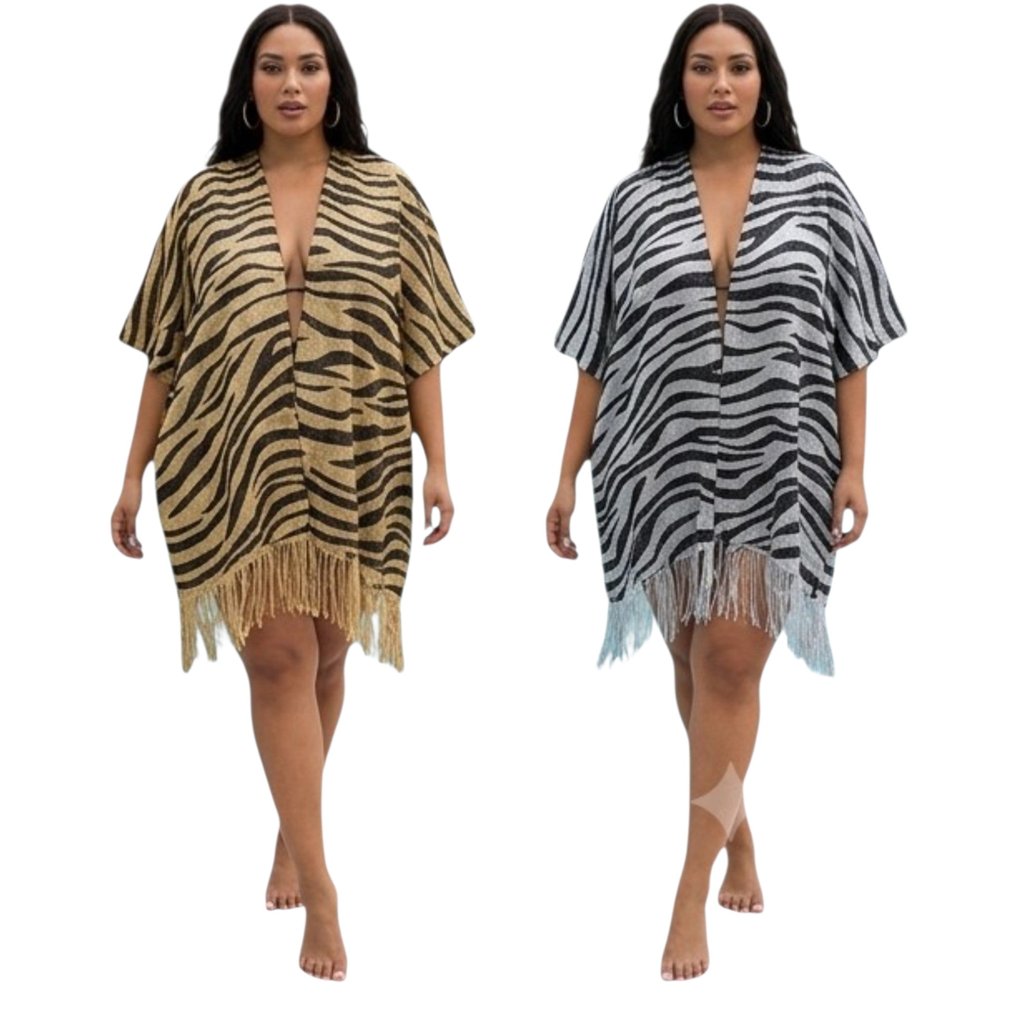 SPOLVERINO/COPRICOSTUME ANIMALER CON FRANGE