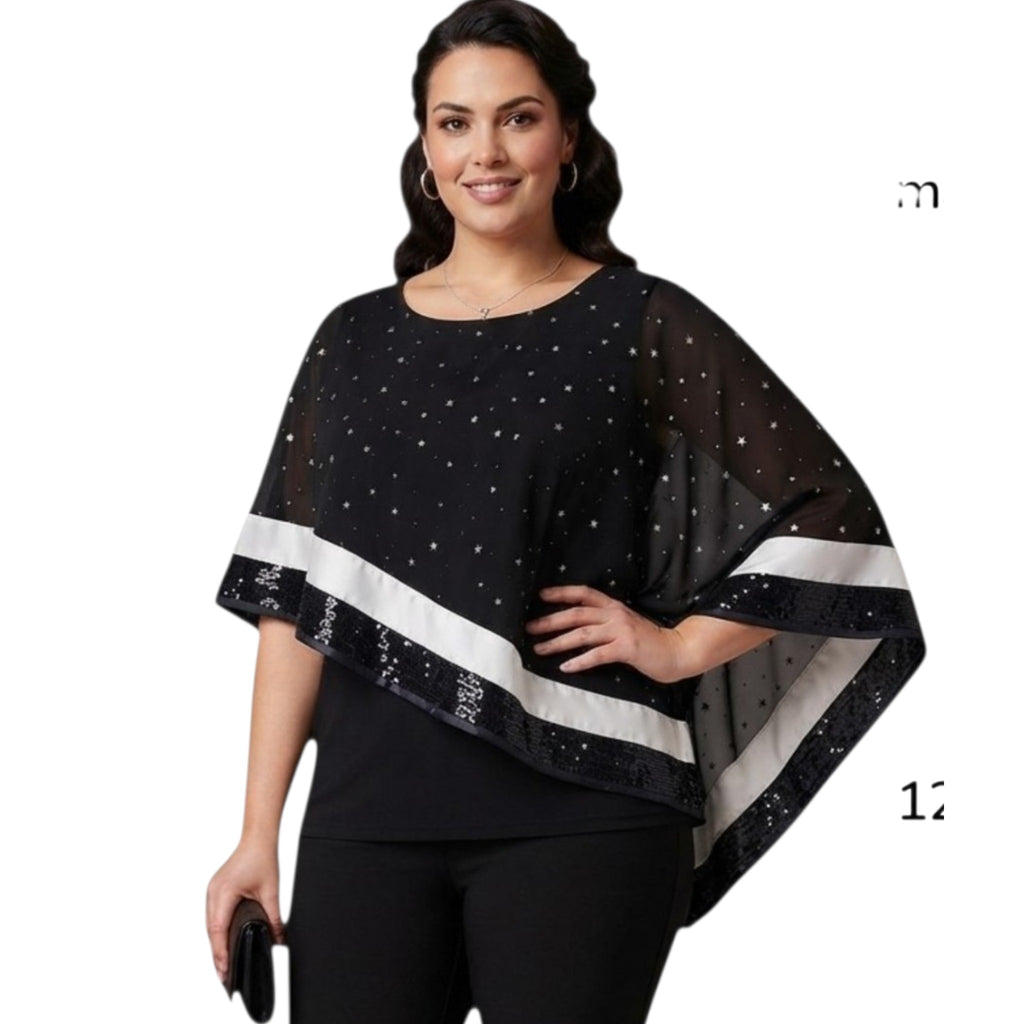 CASACCA BY PERTOM CON MANTELLA E DETTAGLI PAIETTES