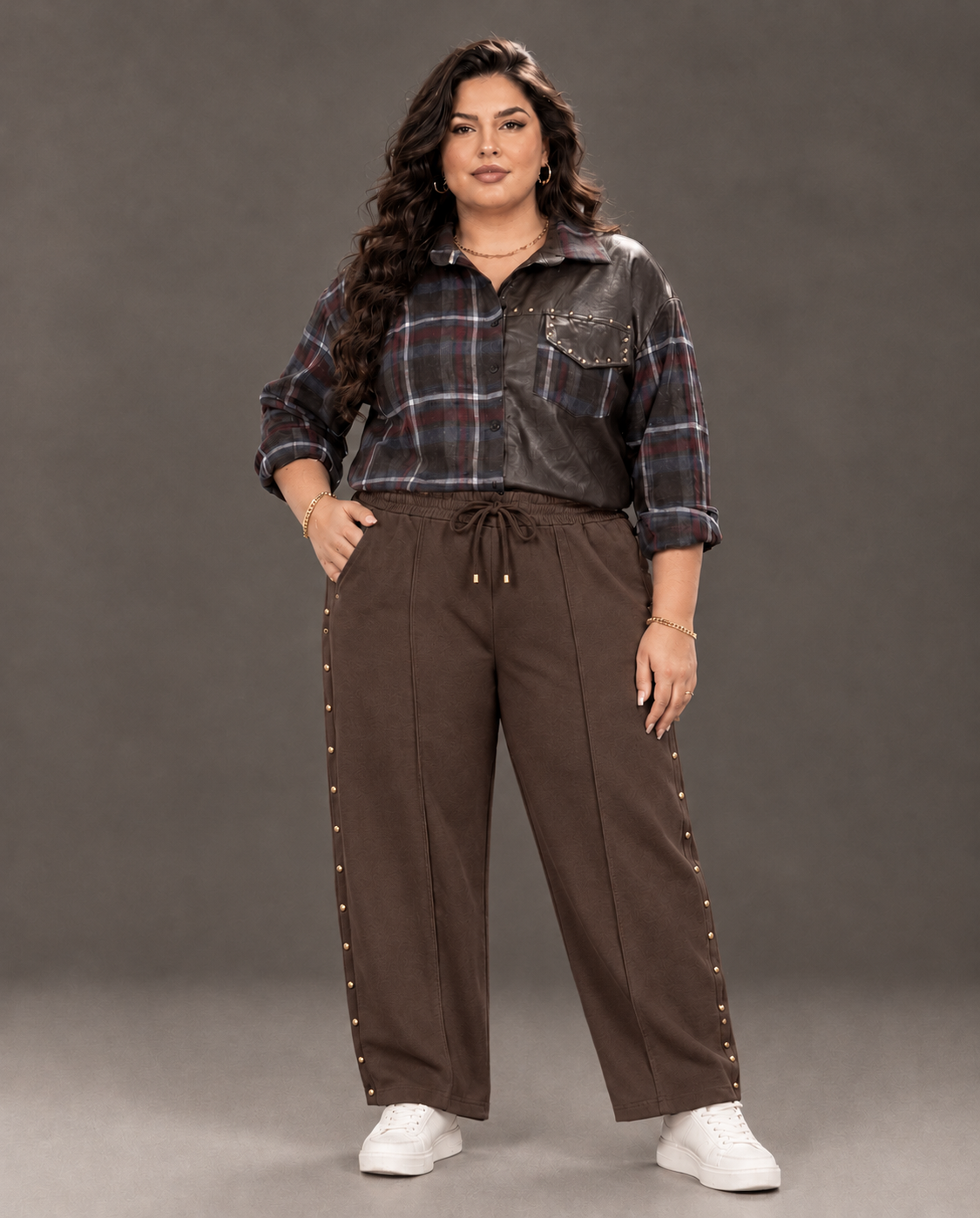 PANTALONE ART. 8415 CON BORCHIE LATERALI