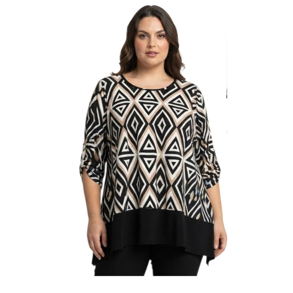 MAGLIA ART. 180224 A FANTASIA SVASATA MANICA REGOLABILE COD. 0650131