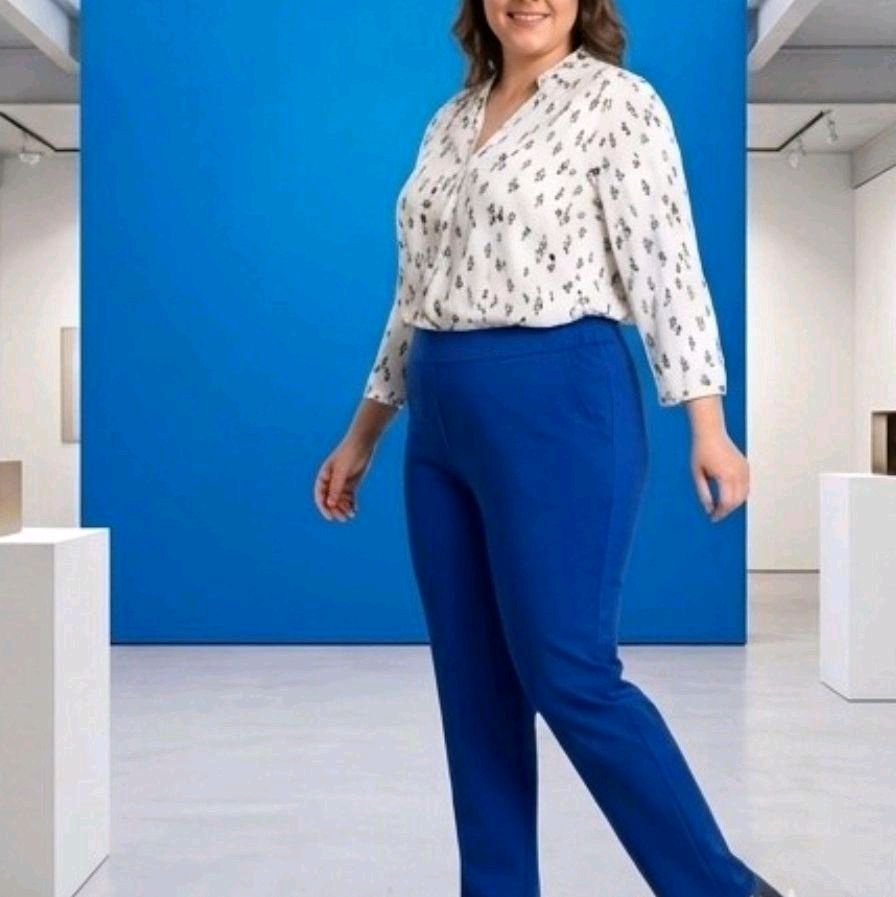 PANTALONE DONNA SIGARETTA LINEA PERTOM COTONE ELASTICO