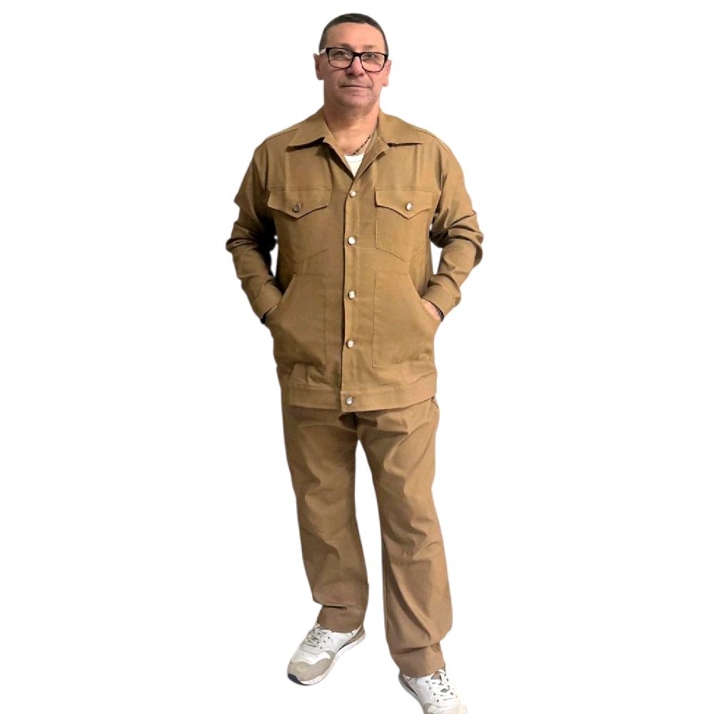 COMPLETO TWILL CON MARSUPIO CON BOTTONI RESET2.0