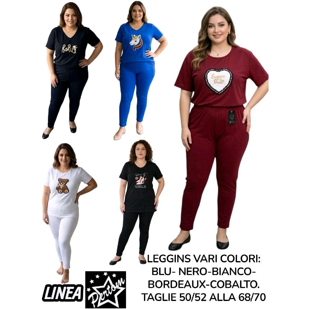 LEGGINGS LINEA PERTOM IN COTONE