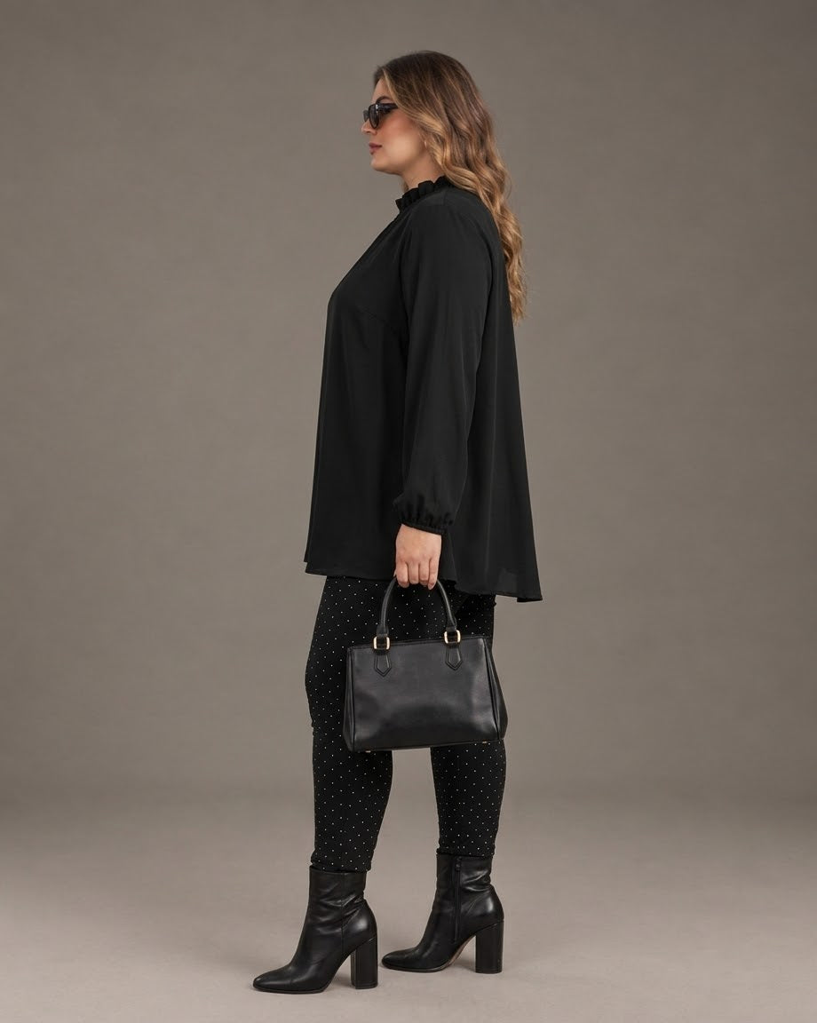 Leggings Eleganti Art. K4189Z – Comfort Super Elasticizzato con Punti Luce