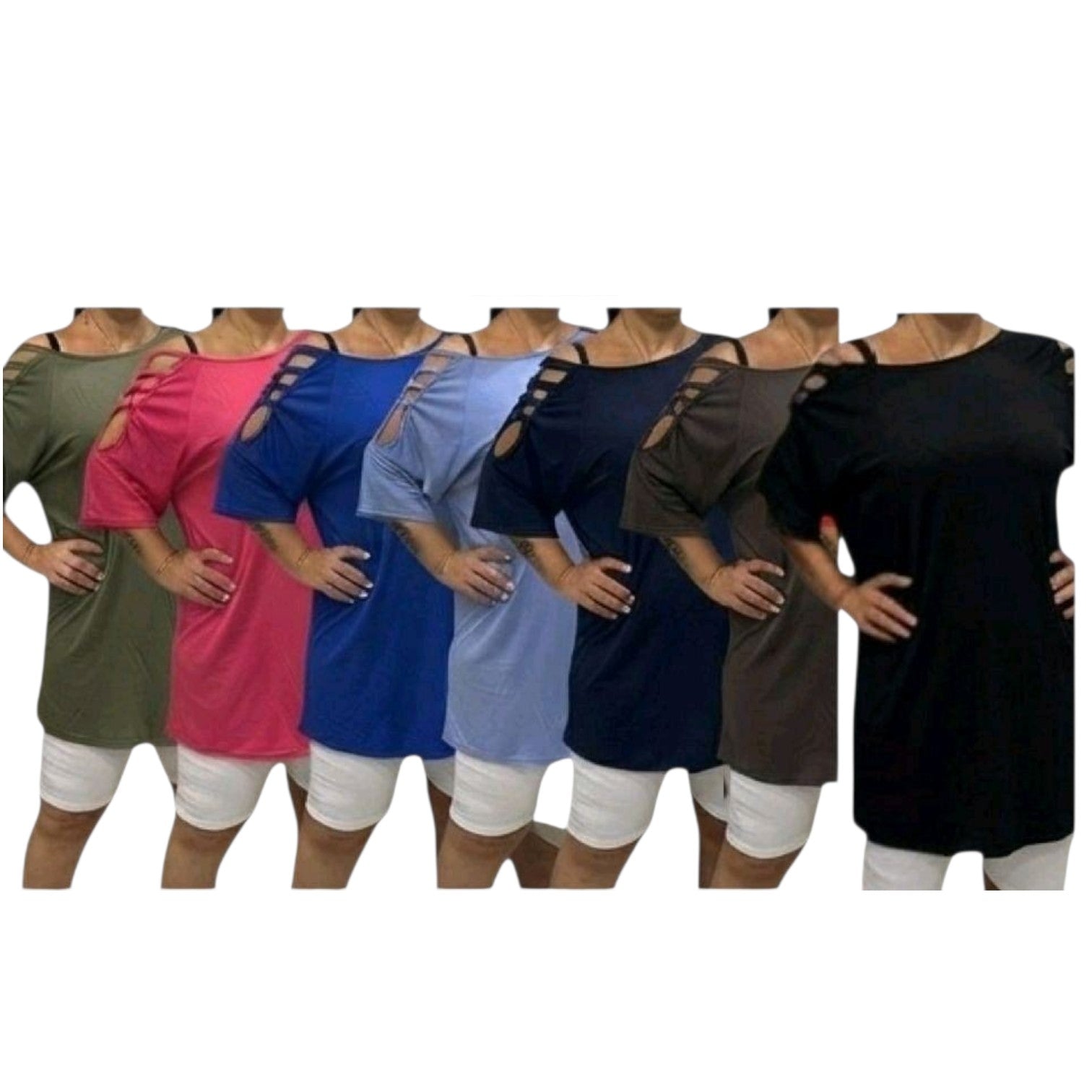 MAX MAGLIA CON LACCETTI SPALLE A INCROCIO
