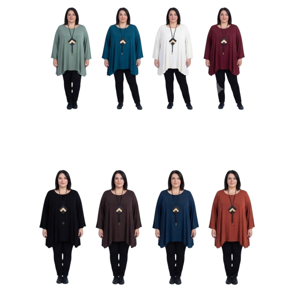 MAGLIA art. A2576 svasata con collana Cod. 075015