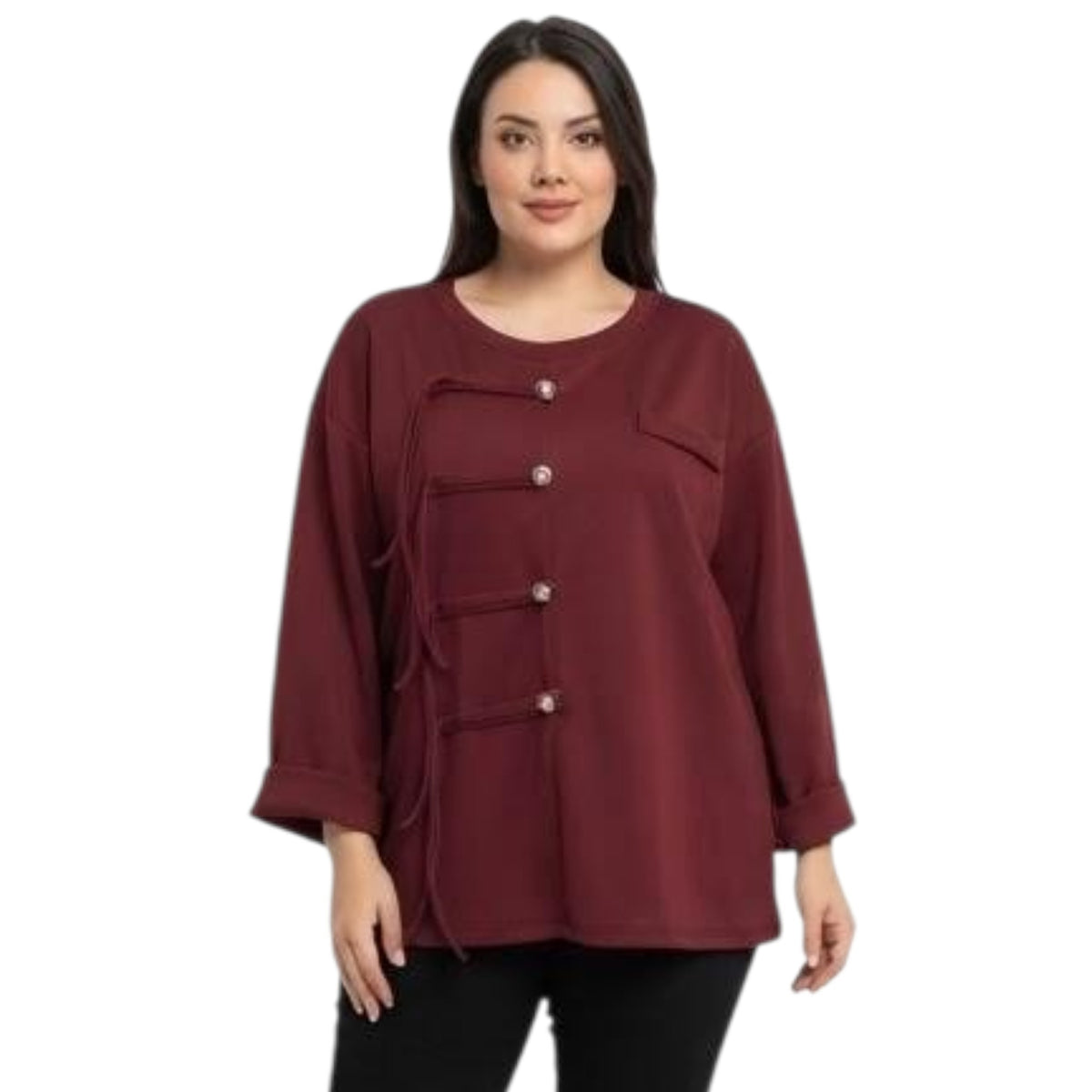 MAGLIA ART. 8378 CON FINTI BOTTONI E LACCETTI SUL DAVANTI STILE NAPOLEONE CON PATTINA SUL DAVANTI  COD. 050101