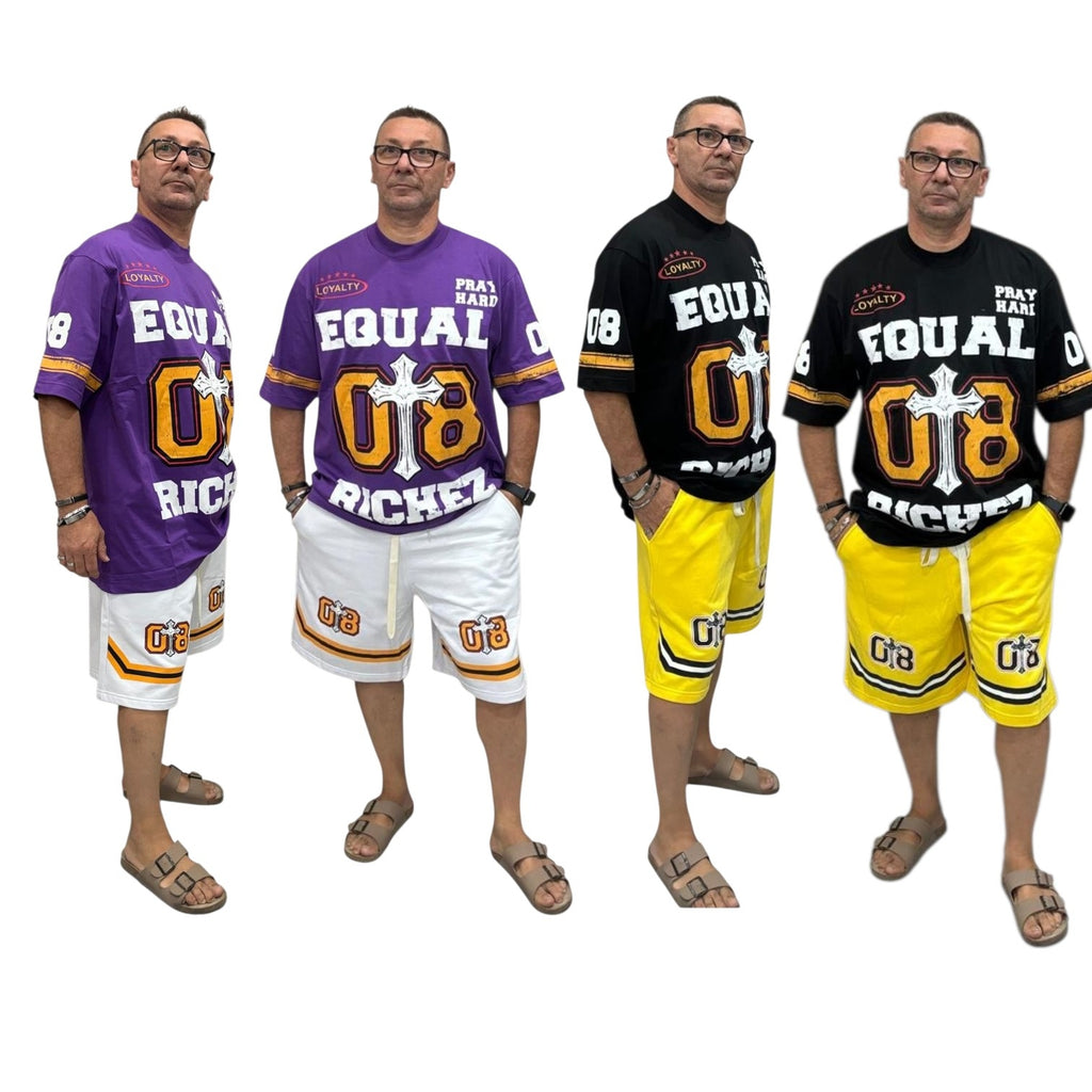COMPLETO UOMO BICOLORE CIANOTIC