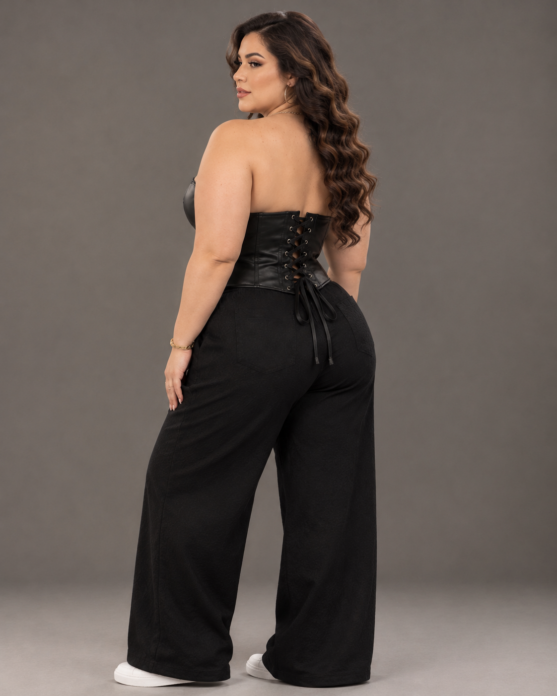 Corpetto Bustier in Ecopelle Pitonato (Art. CUV 2876)