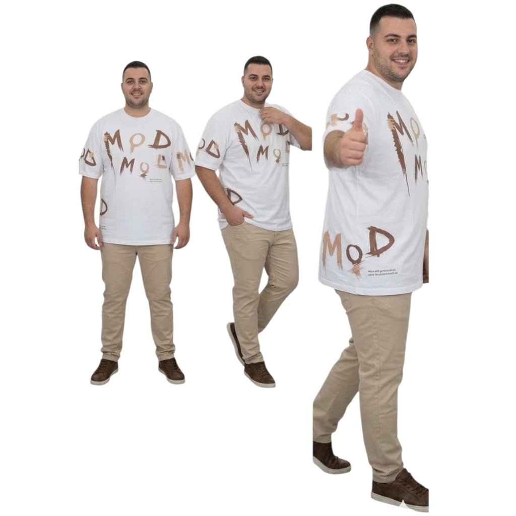 T-SHIRT MOD BIANCA CON STAMPA