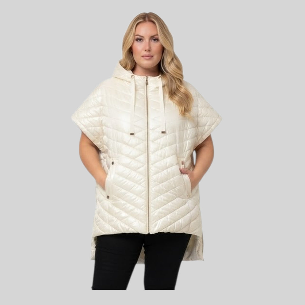 SMANICATO ART. 3020 CON CAPPUCCIO CON LACCETTO CON TASCHE CON ZIP LATERALE REGOLABILE COD. 015025