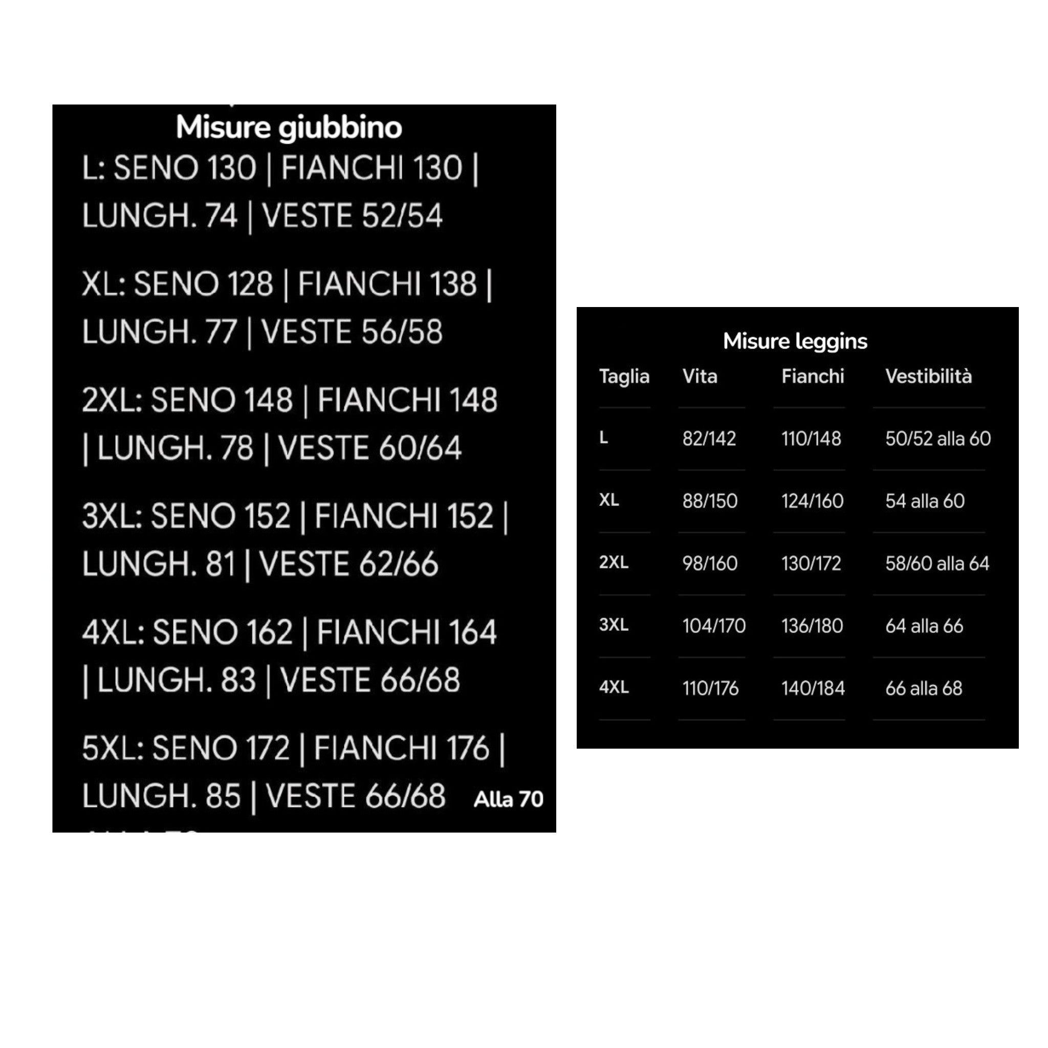 COMPLETO GIUBBINO+LEGGINGS LINEA PERTOM