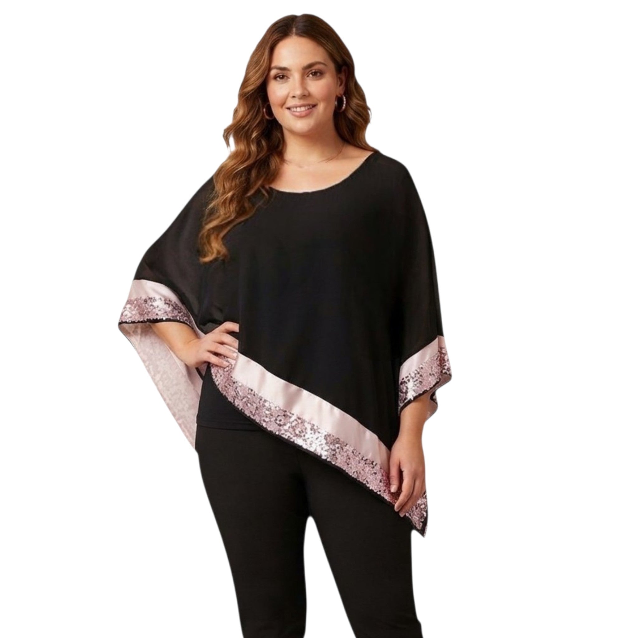 CASACCA BY PERTOM CON MANTELLA E DETTAGLI PAIETTES