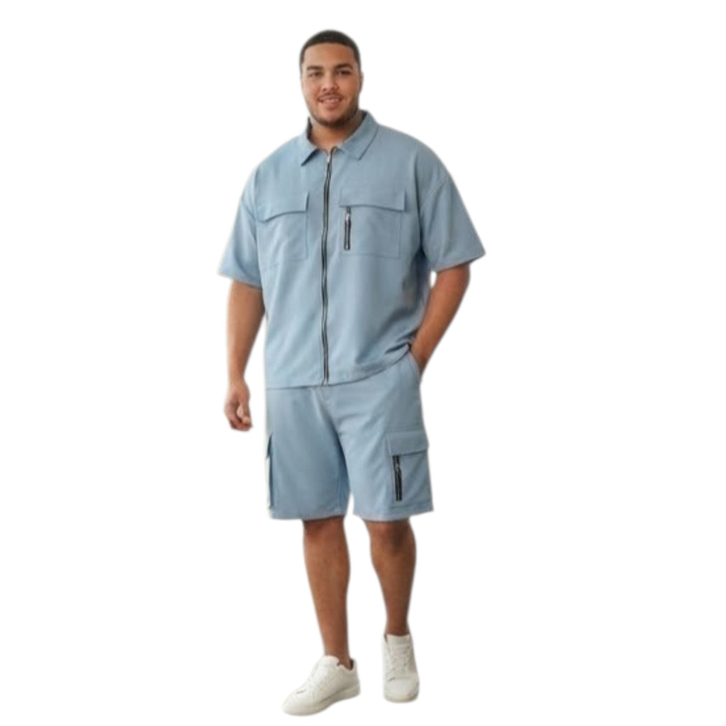 COMPLETO UOMO CIANOTIC AZZURRO POLVERE