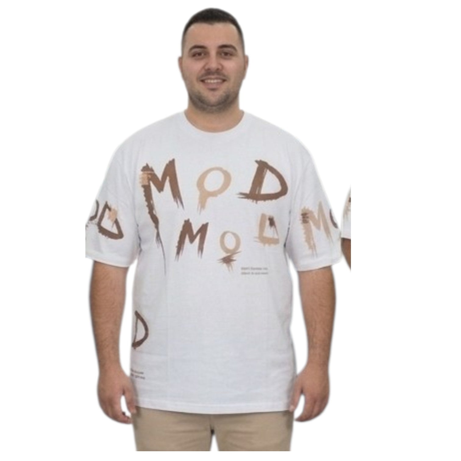 T-SHIRT MOD BIANCA CON STAMPA