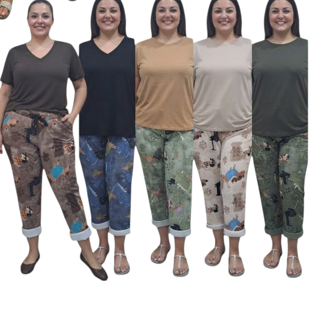 COM0LETO ABBINATO PANT. FANTASIA E T-SHIRT