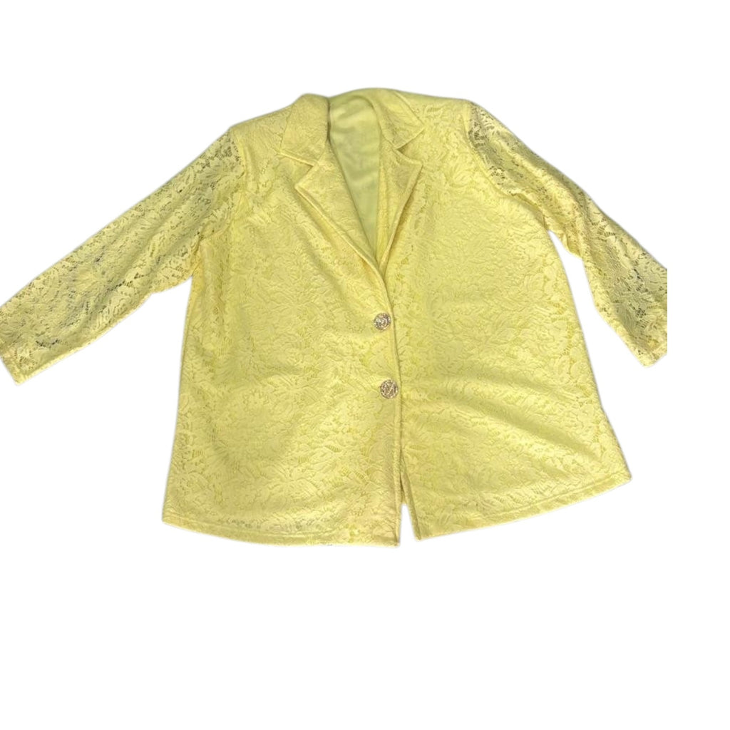 GIACCA CON MERLETTO E CON SPILLE
