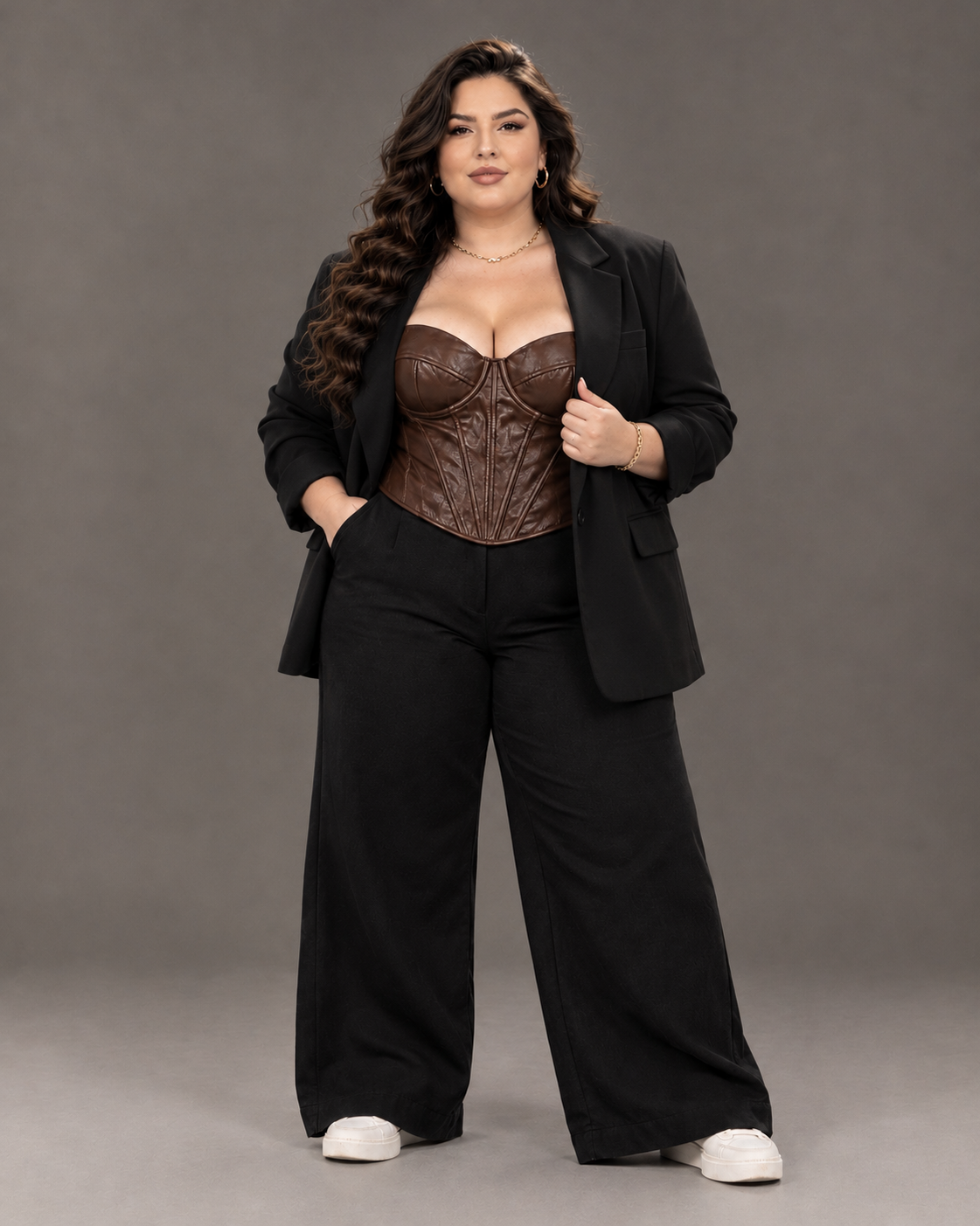 Corpetto Bustier in Ecopelle Pitonato (Art. CUV 2876)
