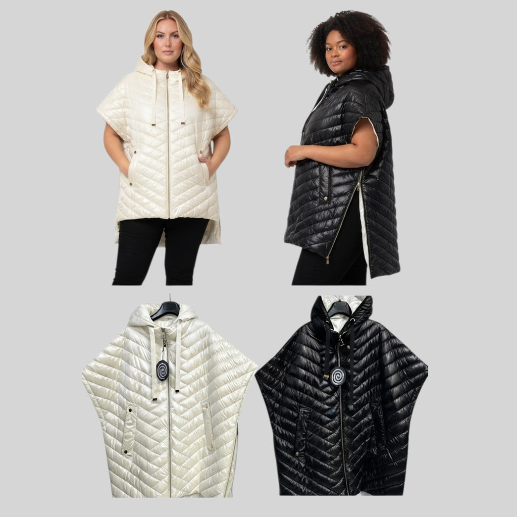 SMANICATO ART. 3020 CON CAPPUCCIO CON LACCETTO CON TASCHE CON ZIP LATERALE REGOLABILE COD. 015025