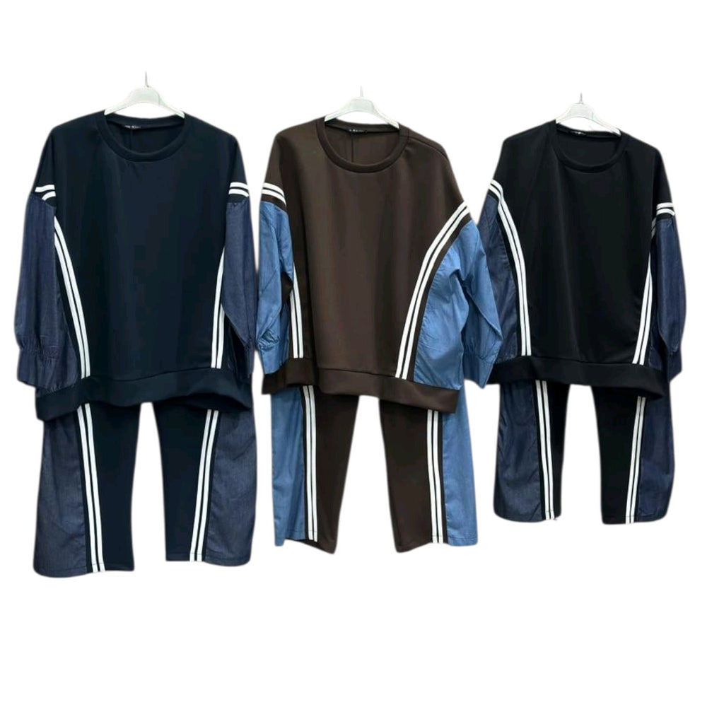 TUTA DONNA CON MANICHE CAMICIA