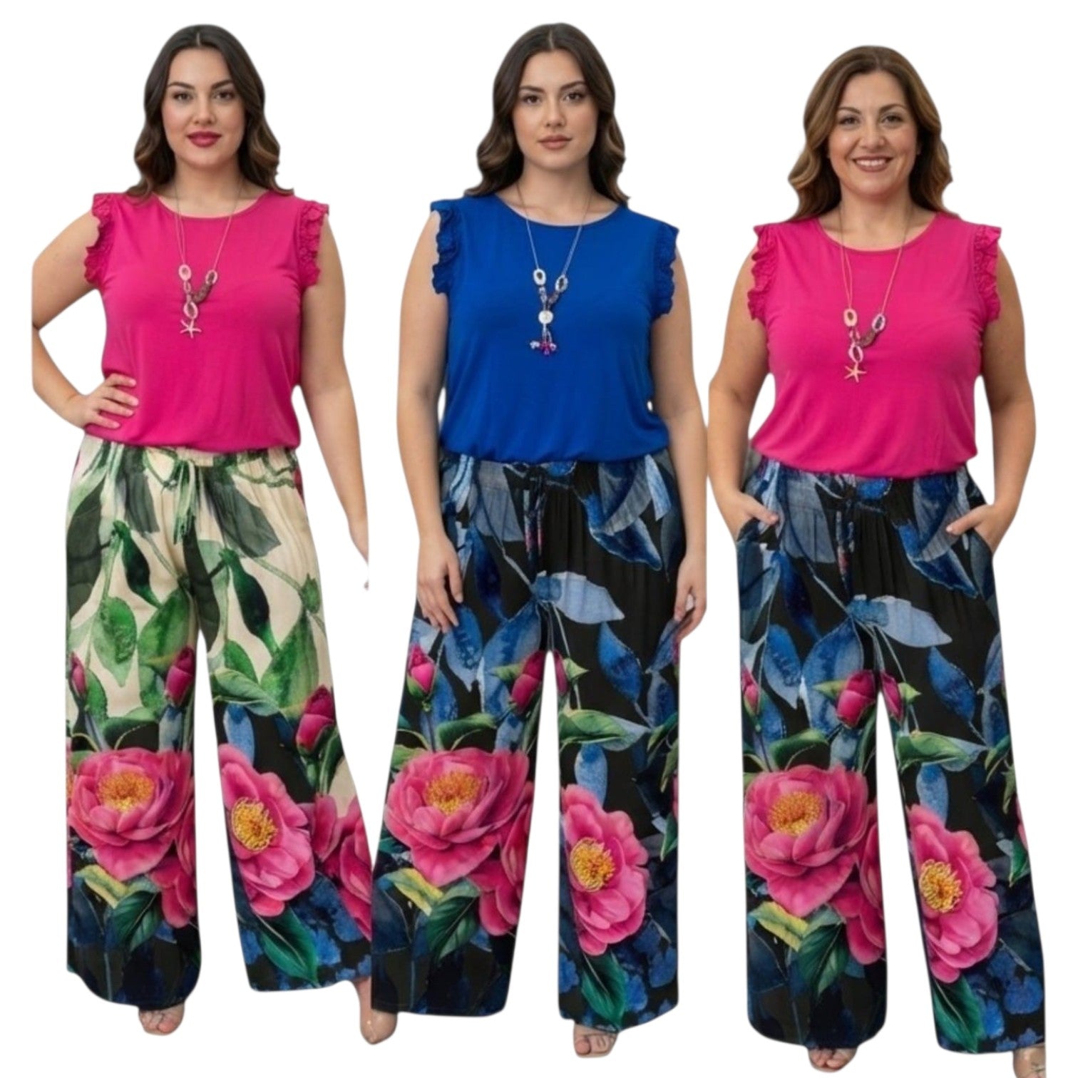 COMPLETO ABBINATO CANOTTA E PANTALONE FANTASIA