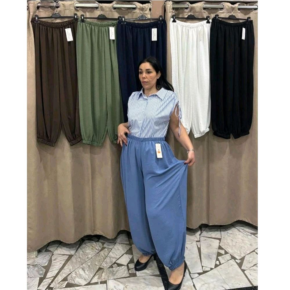 PANTALONE BALLON CON ELASTICO CAVIGLIA