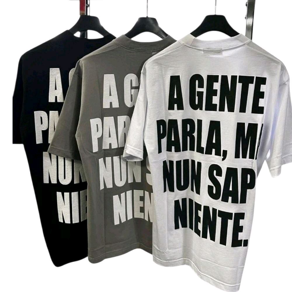 T-shirt uomo con stampa dietro Cianotic
