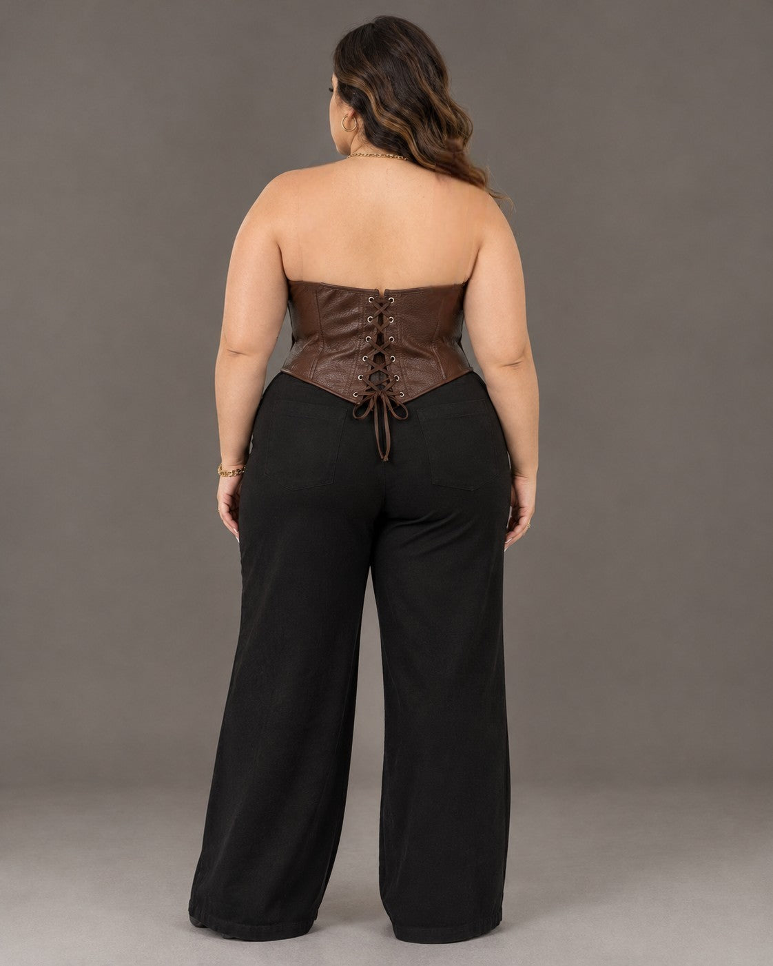 Corpetto Bustier in Ecopelle Pitonato (Art. CUV 2876)