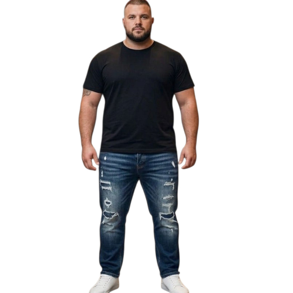 JEANS UOMO CIANOTIC DISTRESSED