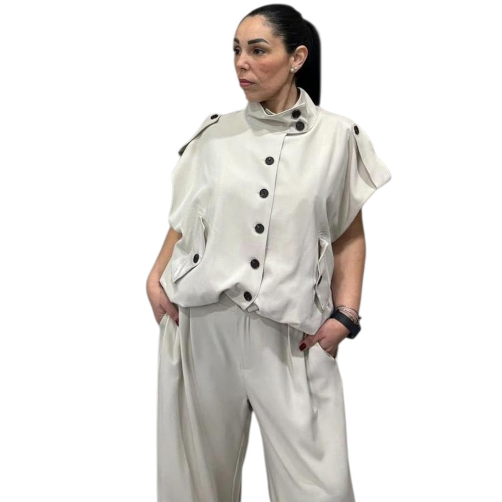 COMPLETO GIROMANICA CON PATTINE E TASCHE