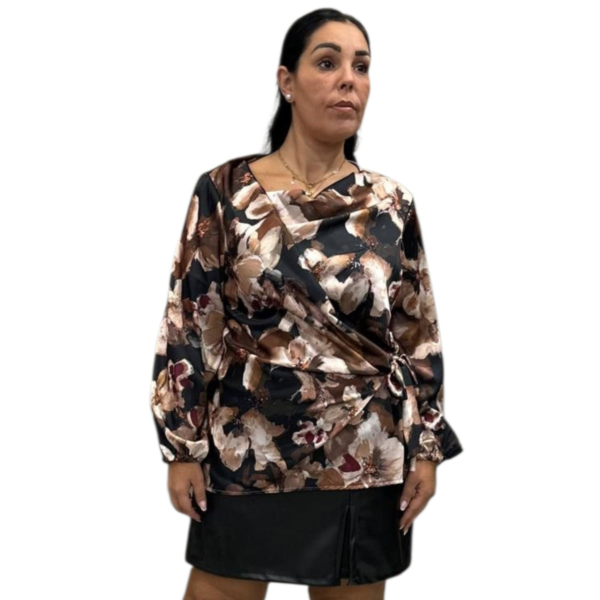 CASACCA ART. LS2302 SCOLLO A BICCHIERE A FANTASIA COD . 090176