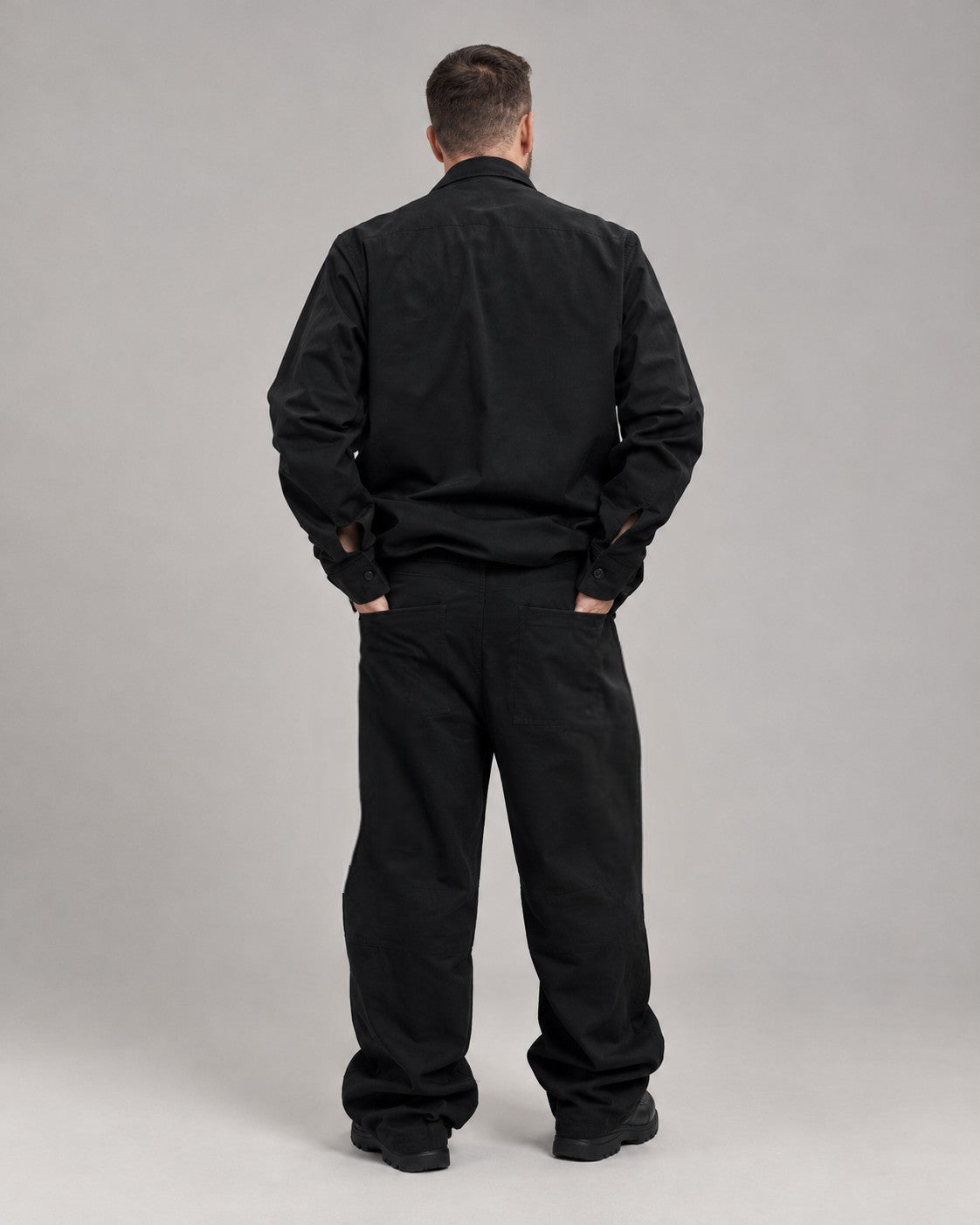 Paul Diamond Completo SIABIT Uomo da 2XL a 10XL - Abbigliamento Uomo Completo con Pantaloni e Camicia Nero