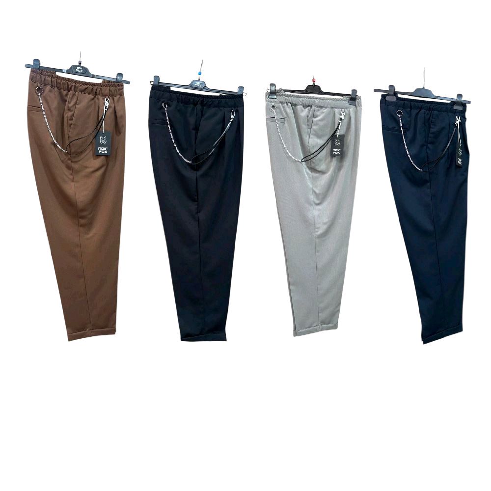 PANTALONE UOMO NOIR FOX CON CATENA ESTRAIBILE