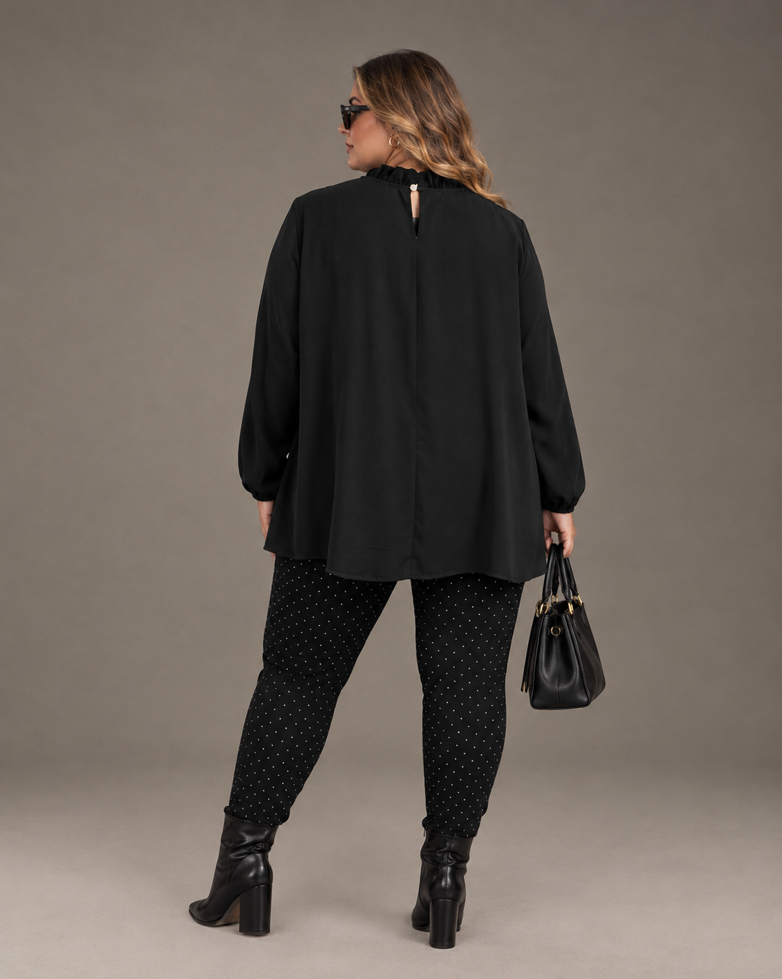 Leggings Eleganti Art. K4189Z – Comfort Super Elasticizzato con Punti Luce